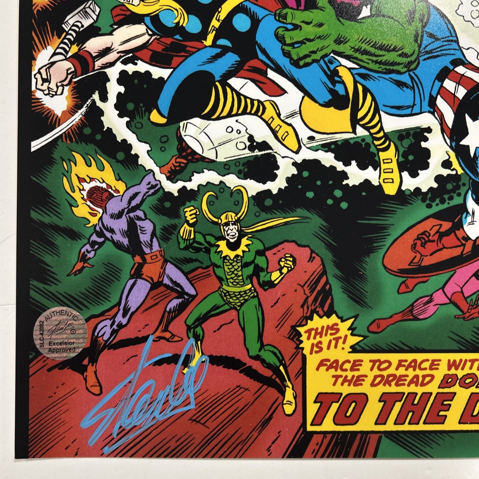 The Avengers #118 Giclée Repro Cover Print Signed by Stan Lee (Excelsior)5