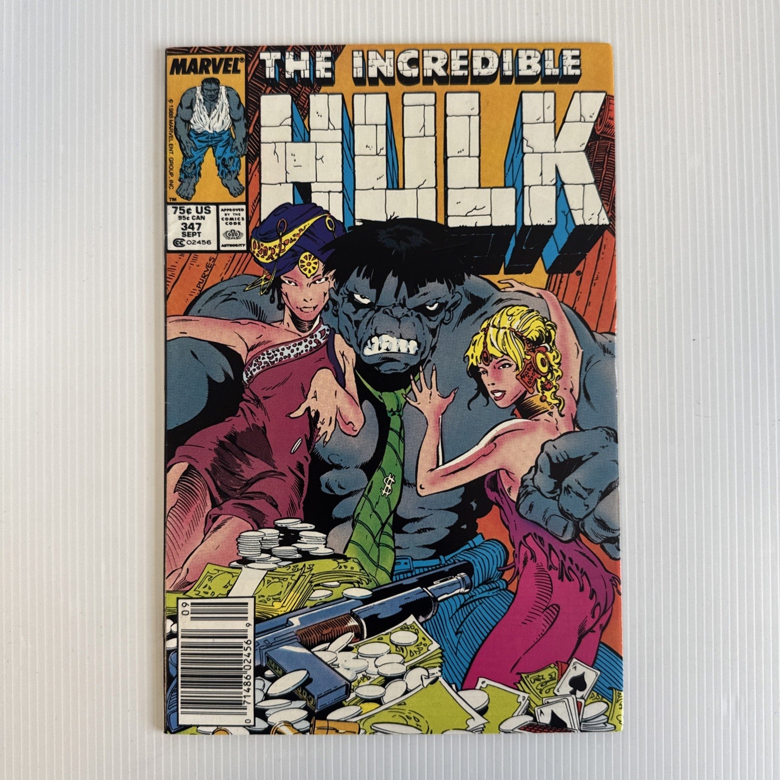 The Incredible Hulk #347 1988 VF 1stJoe Fixit Newsstand0
