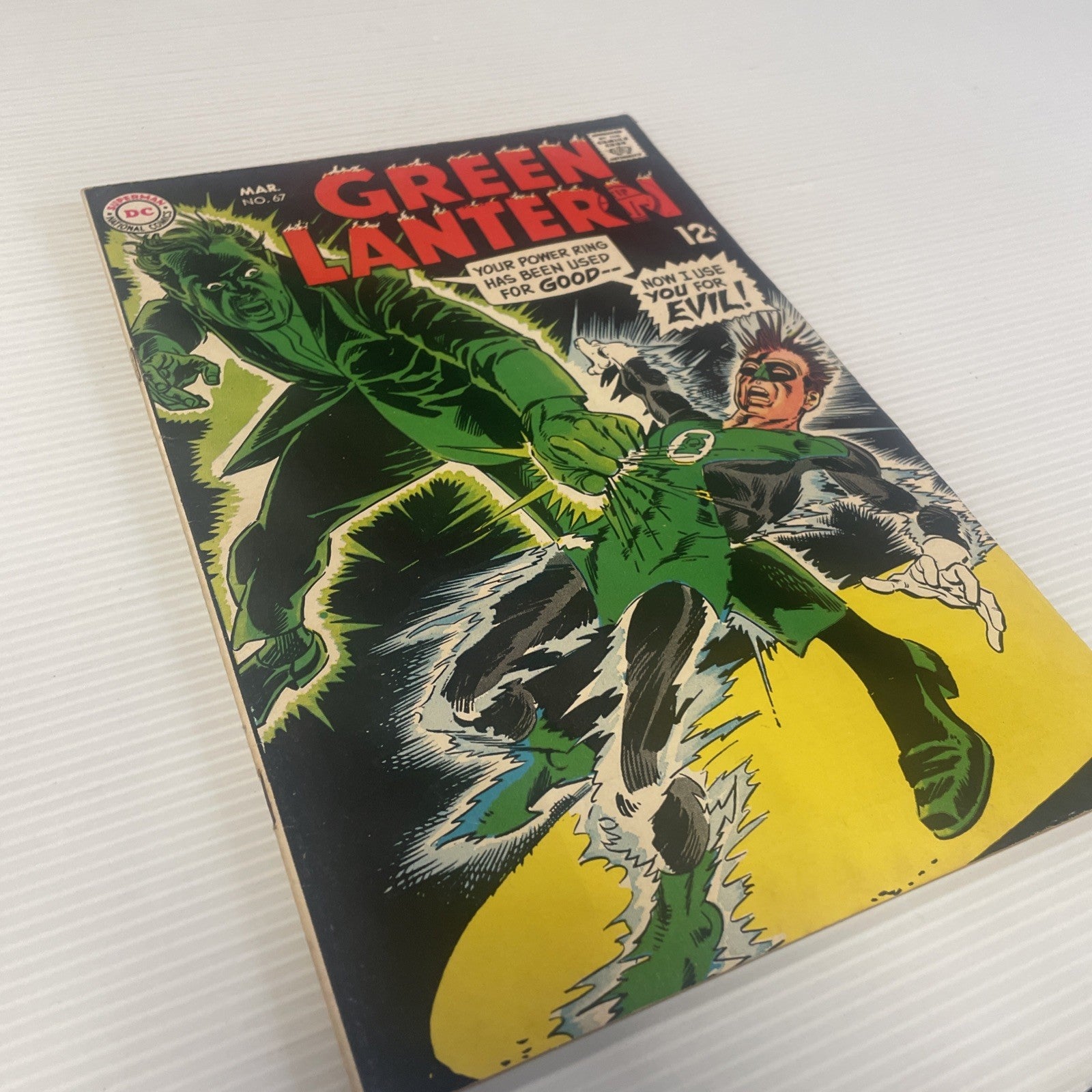 Green Lantern #67 1969 FN+ Pence Stamp3