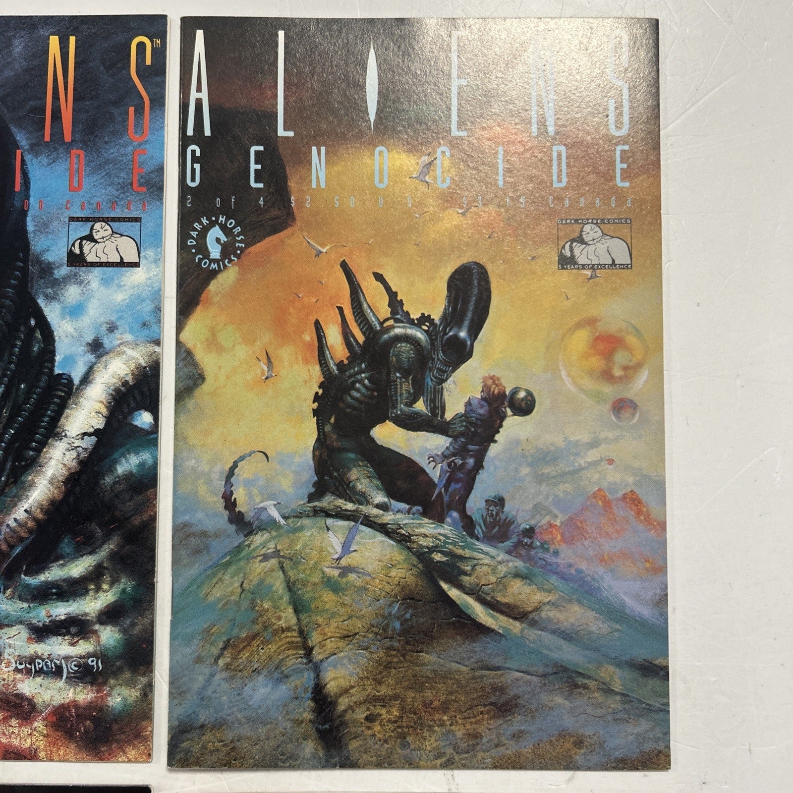Aliens Genocide #1-4 1991 FN/VF Complete Set Dark Horse Comics2