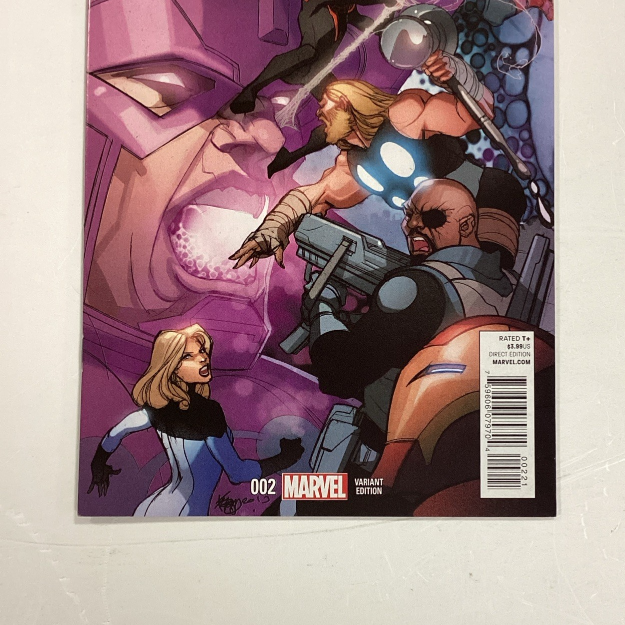 Cataclysm Ultimates Last Stand #2 2014 NM 1:50 Pasqual Ferry Galactus Variant2