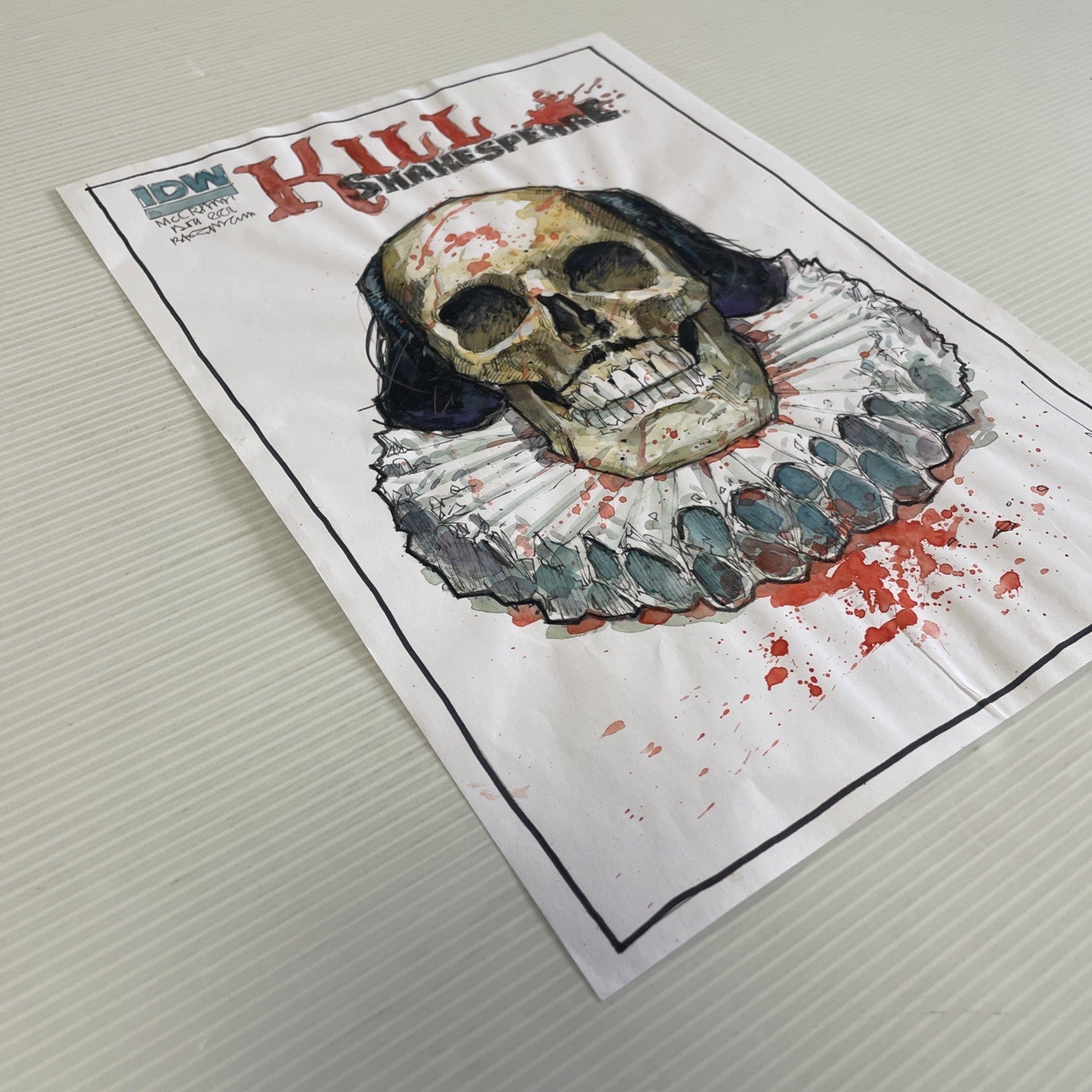 Original Artwork Concept Art based on Kill Shakespeare Sketch by Simon Davis (1)3