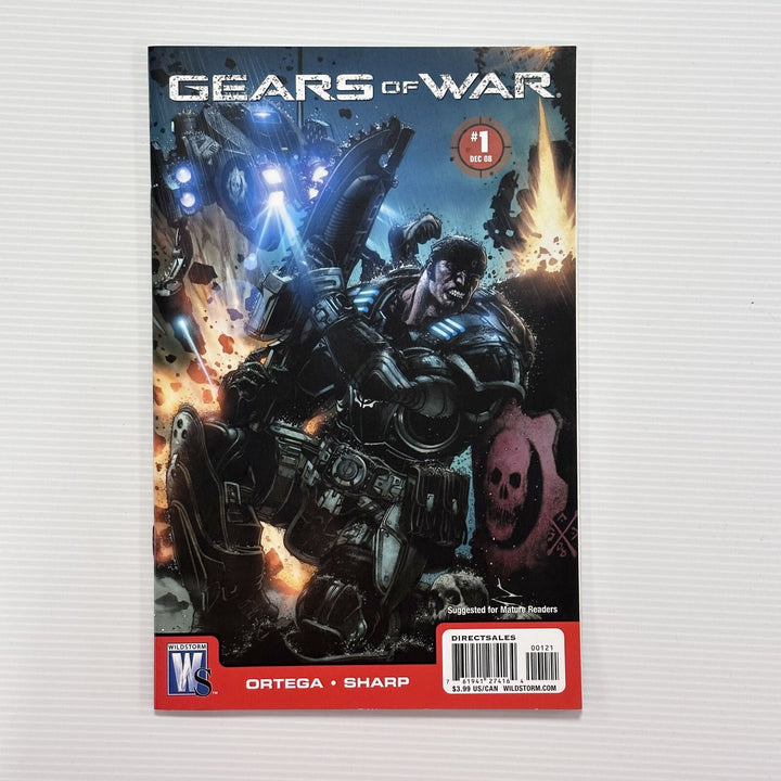 Gears Of War #1 2008 NM 1:10 Badeaux Cover Wildstorm0