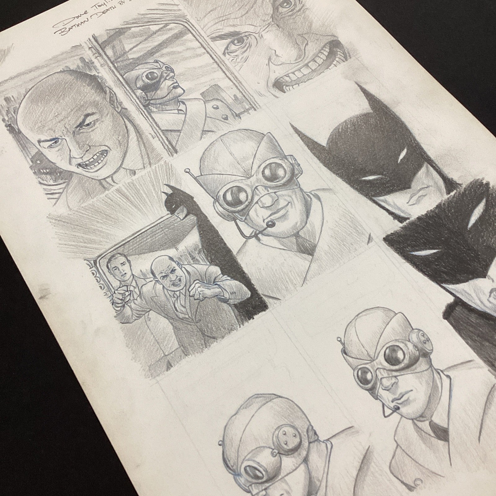 Dave Taylor Original Artwork for DC's Batman: Death by Design page 53 20127