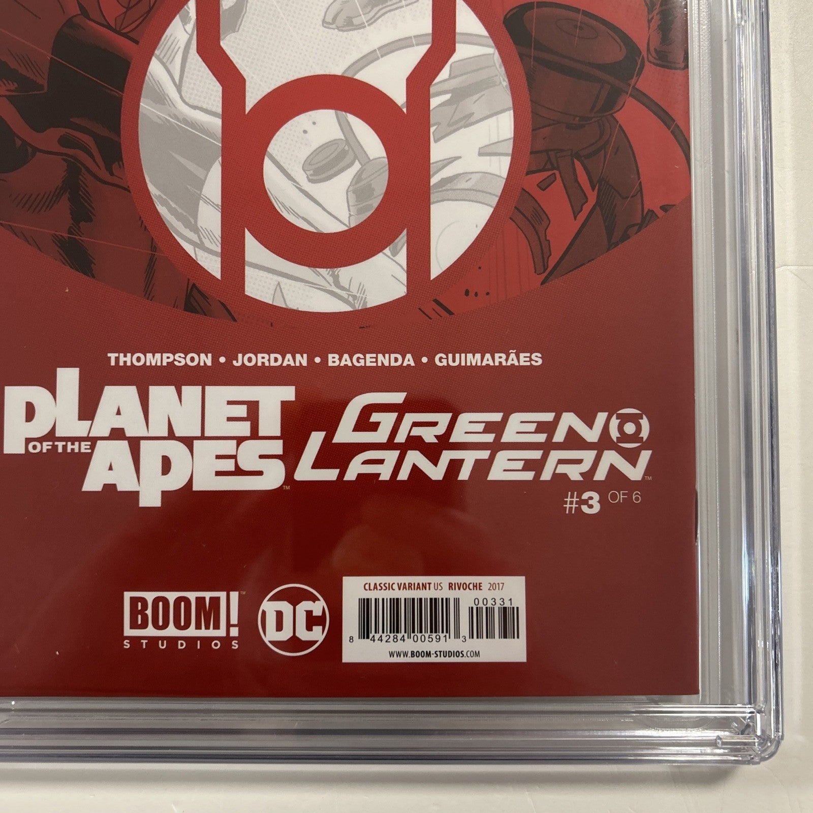 Planet of the Apes/Green Lantern #3 2017 CGC 9.8  Rivoche 1:20 Variant17