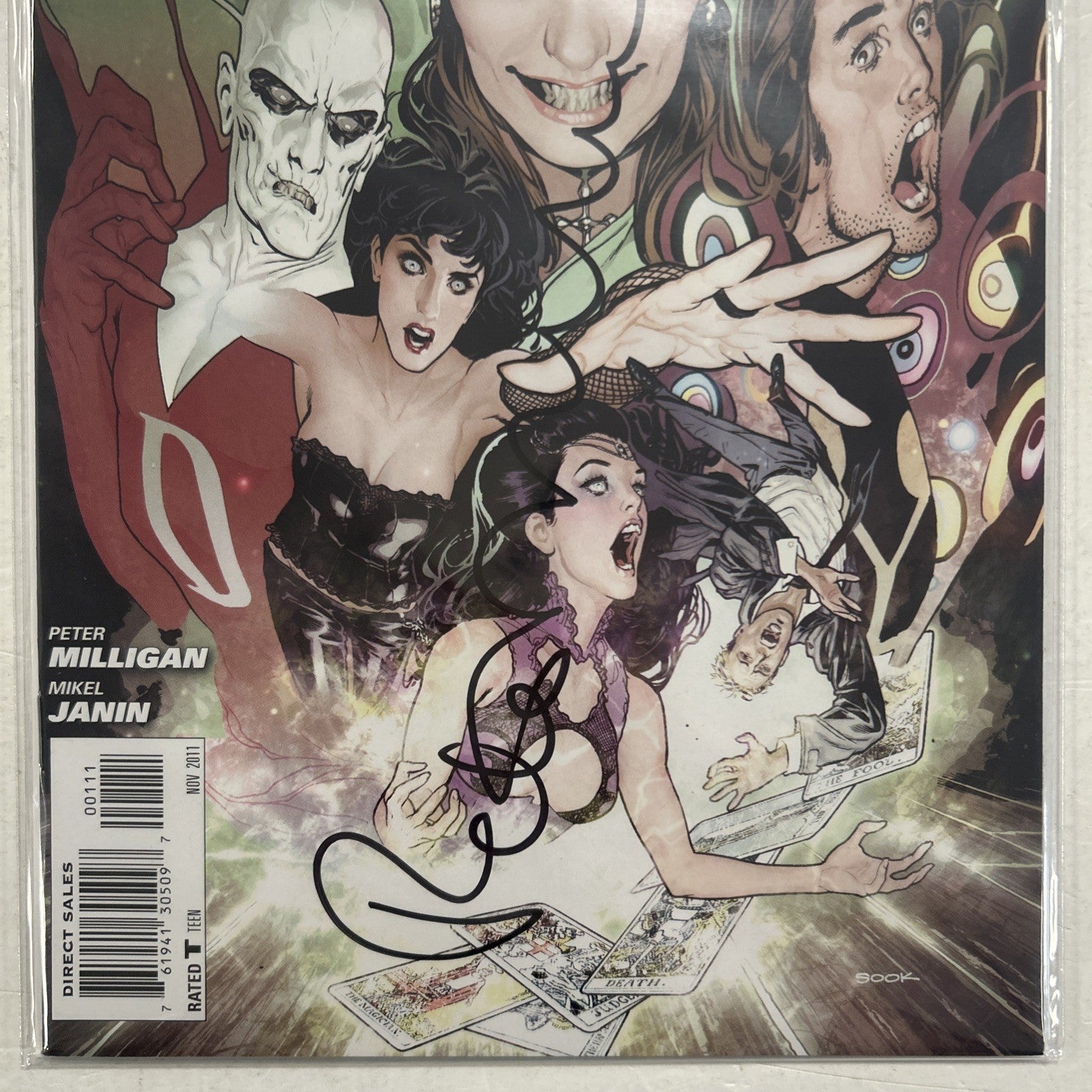 Justice League Dark #1 2011 NM 1st Team Appearance Signed by Pete Milligan2
