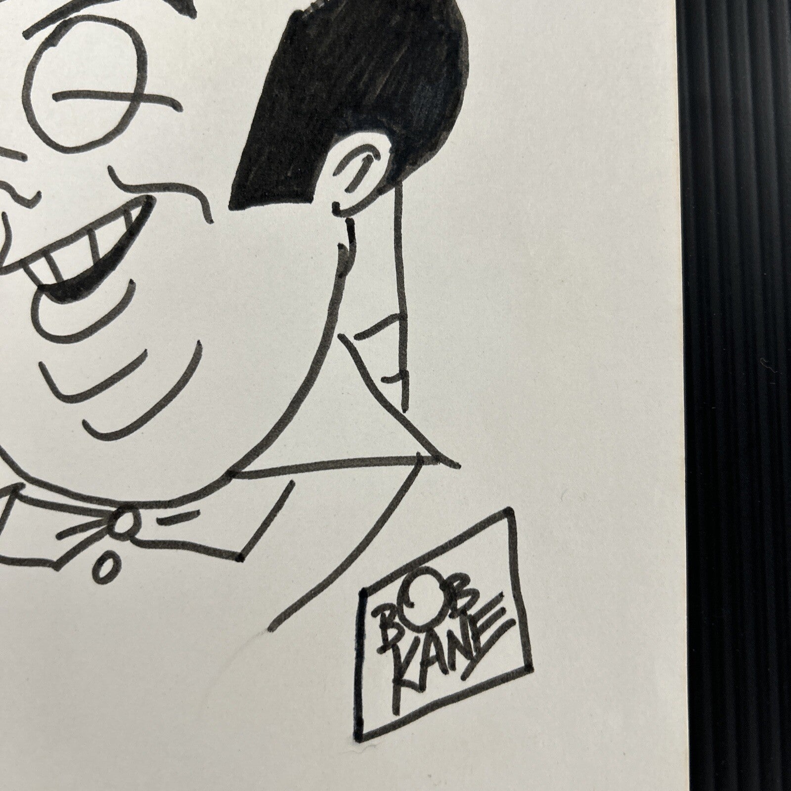 Bob Kane Hand Drawn Original Penguin Art Sketch Signed with COA 14x23cm8