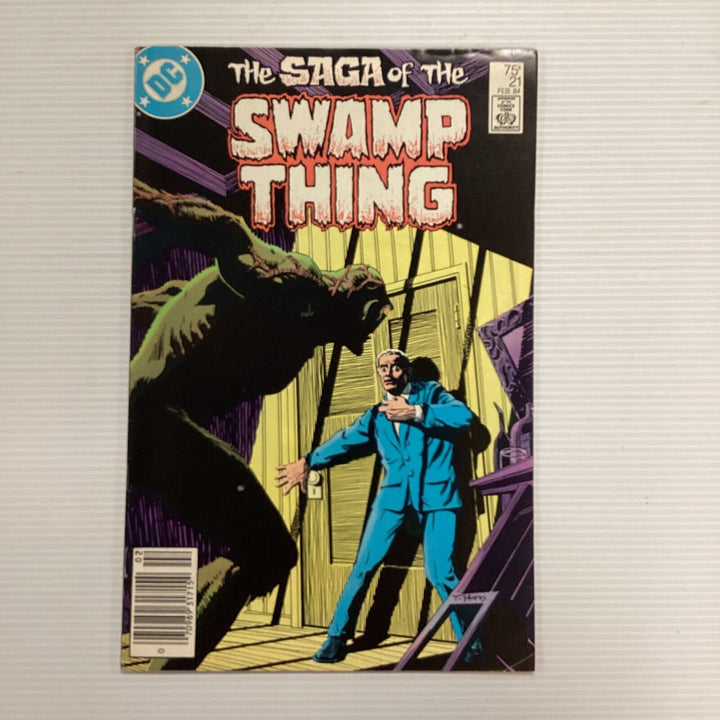 Saga Of The Swamp Thing #21 1984 FN Newsstand New Origin