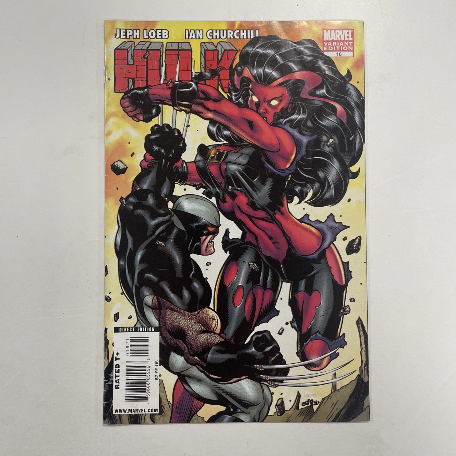 Hulk #16 2009 FN- 1st Full Appearance of Red She-Hulk Ed McGuinnness Variant0