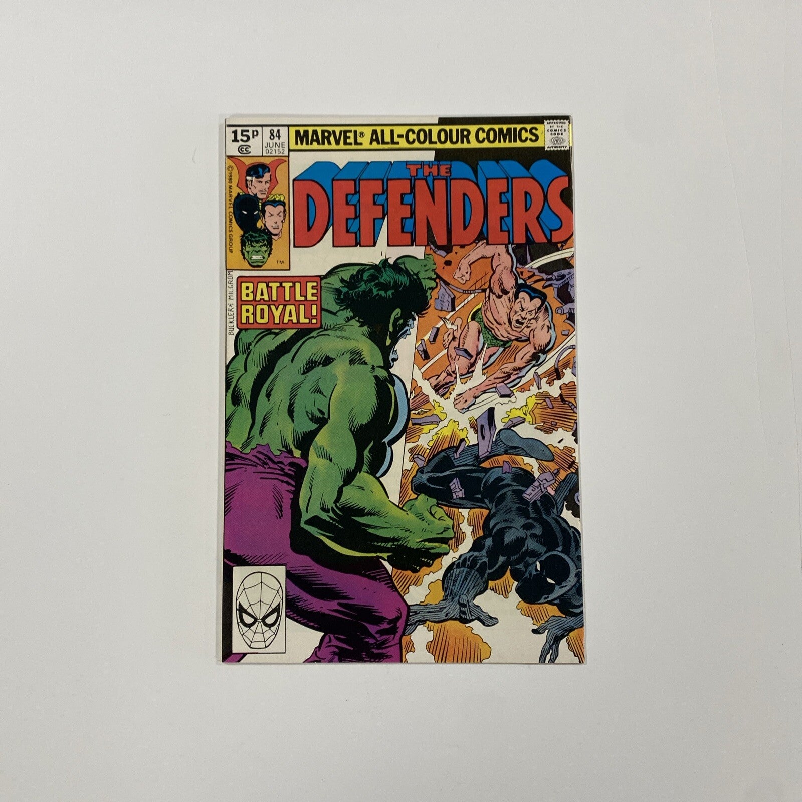 Defenders #84 1980 VF/NM 1st Namor vs Black Panther Battle Pence Copy0