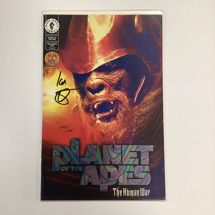 Planet Of The Apes The Human War 2001 #1-3 & Movie adaptation signed DF