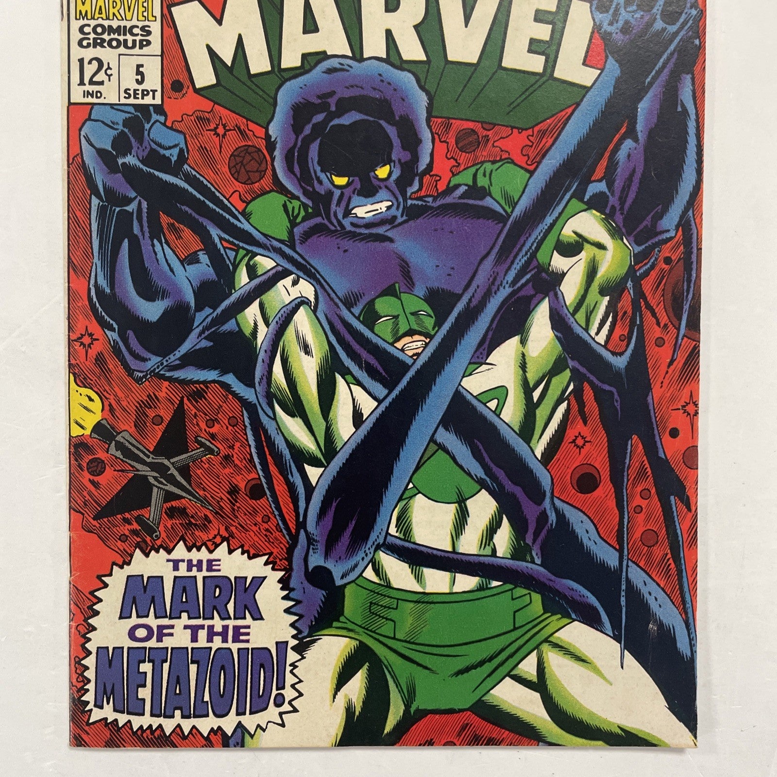 Captain Marvel #5 1968 VF-2