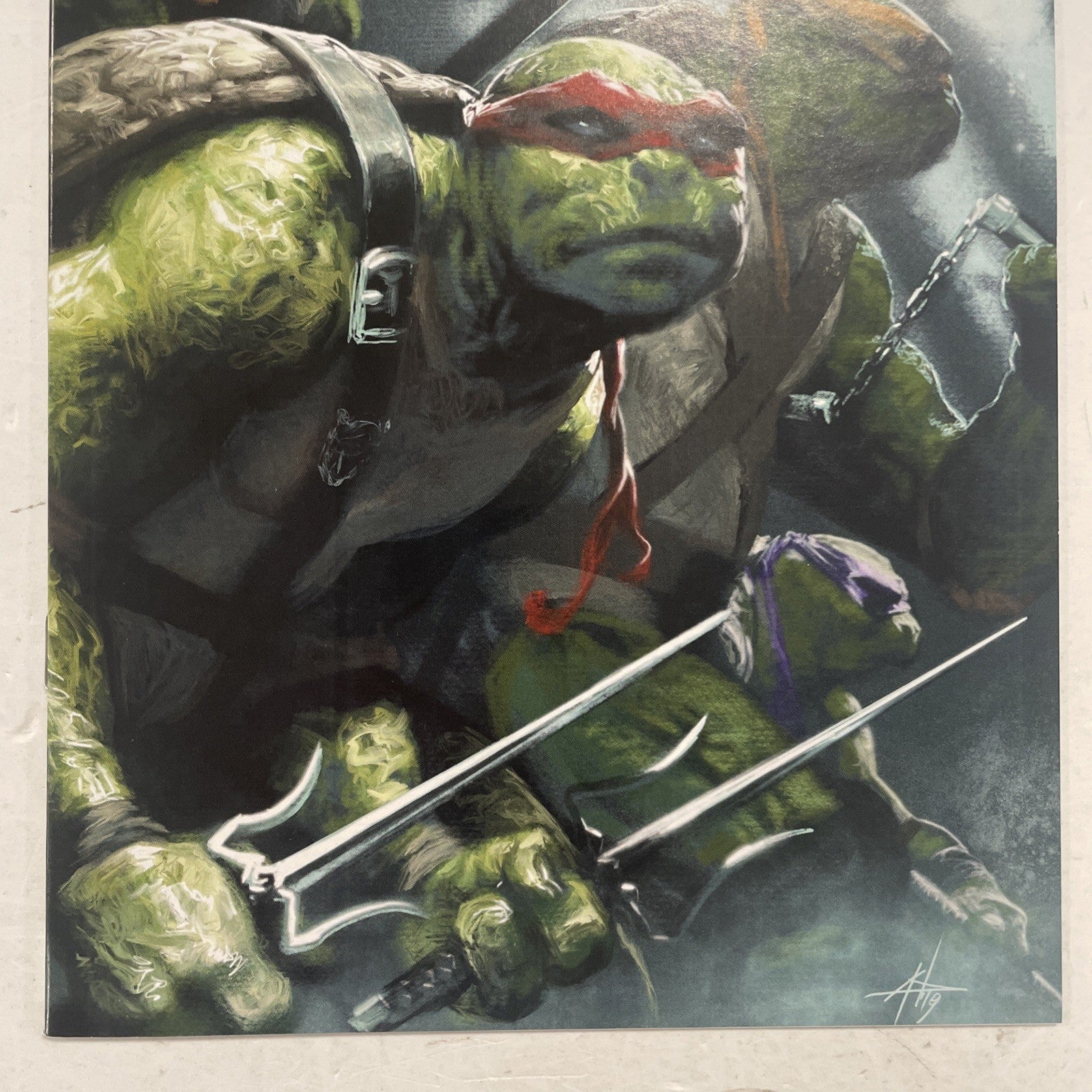 Teenage Mutant Ninja Turtles #98 2019 VF/NM RE Cover & Virgin Variant Dell'Otto3