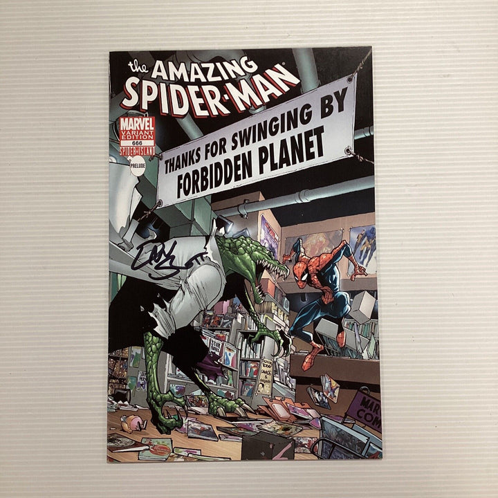 Amazing Spider-man #666 2011 NM Forbidden Planet Signed by Dan Slott