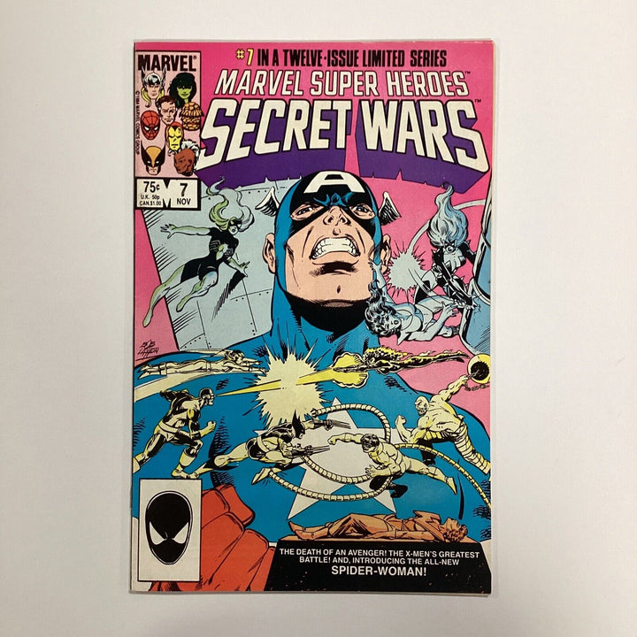 Marvel Super Heroes Secret Wars #7 1984 VF- 1st Appearance Spider-woman II