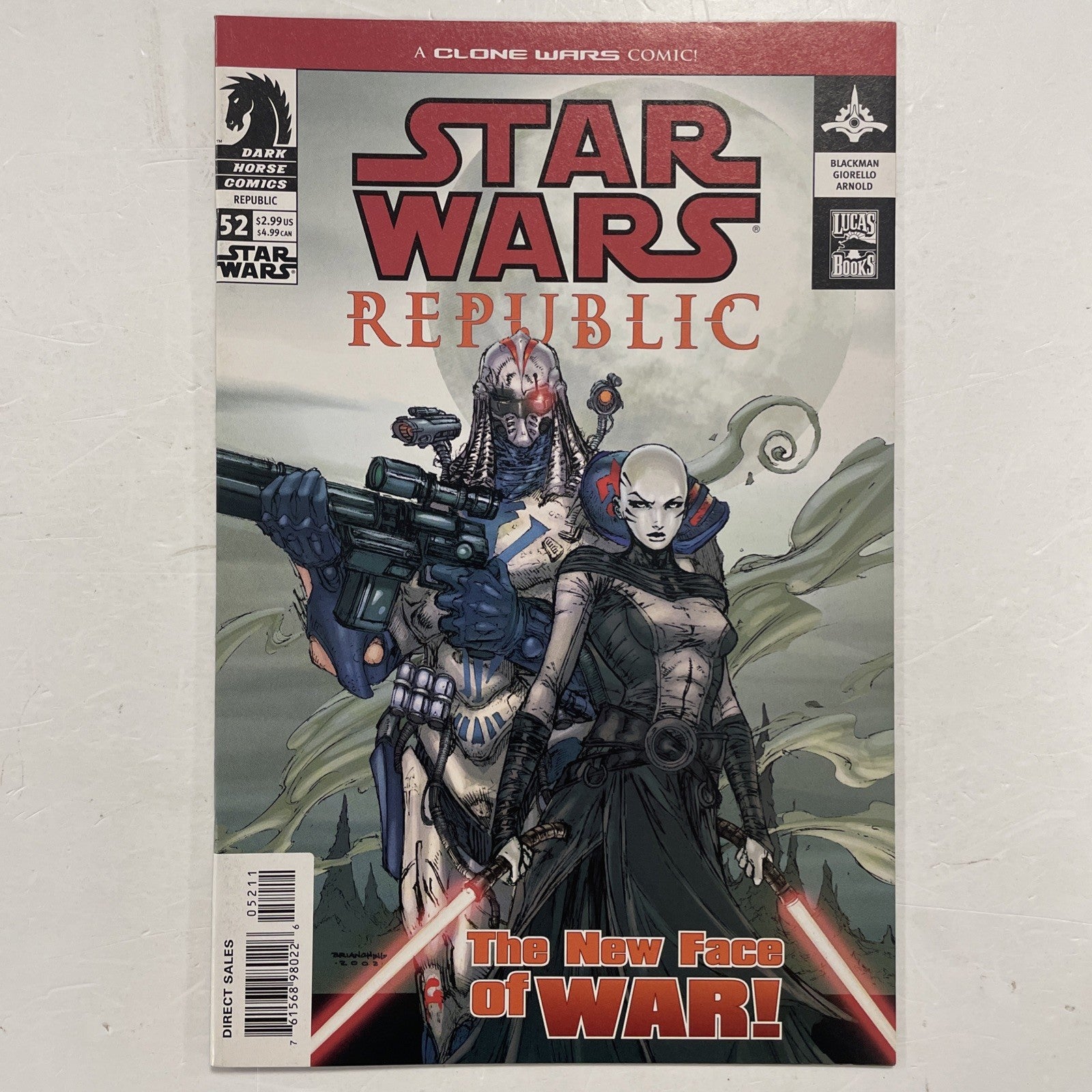 Star Wars #52 2003 VF/NM 1st Asajj Ventress Cover0