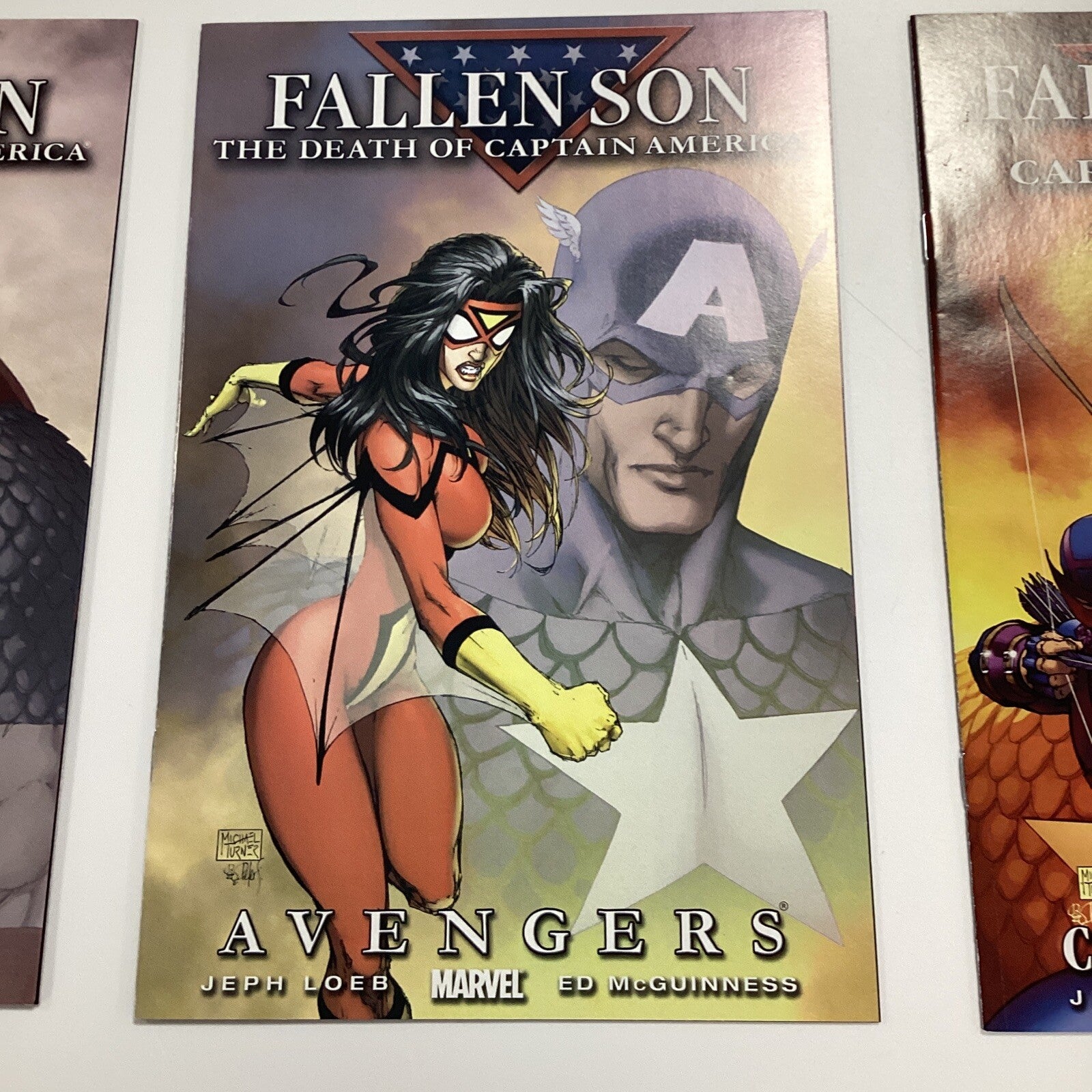 Fallen Son Death Of Captain America #1-5 2007 VF/NM All Variant Set2