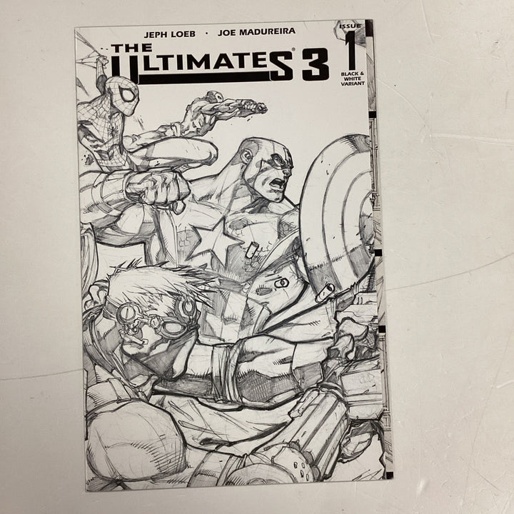 Ultimates 3 #1 2008 NM Heroes Sketch Variant0