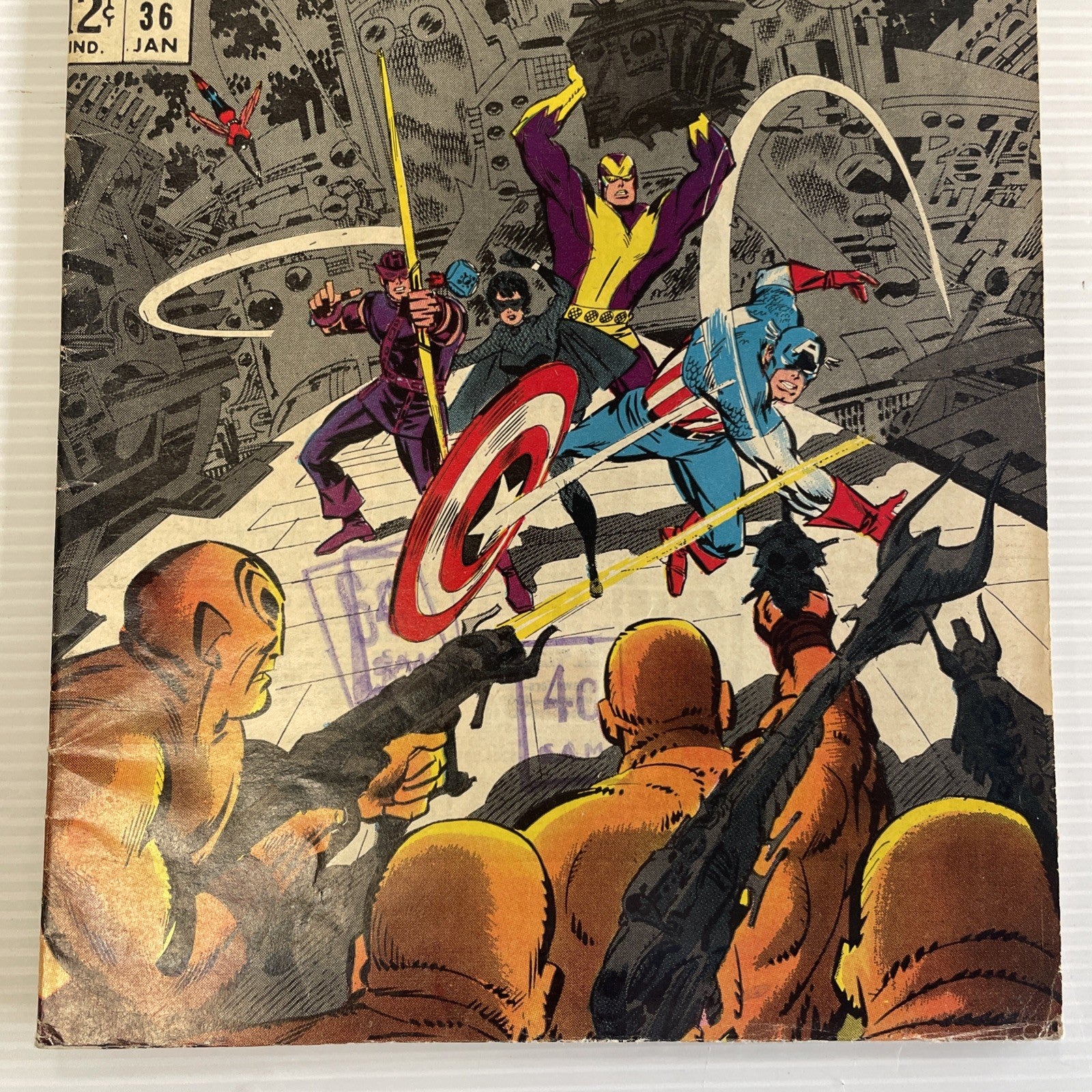 Avengers #36 1967 VG **Stamps on cover2