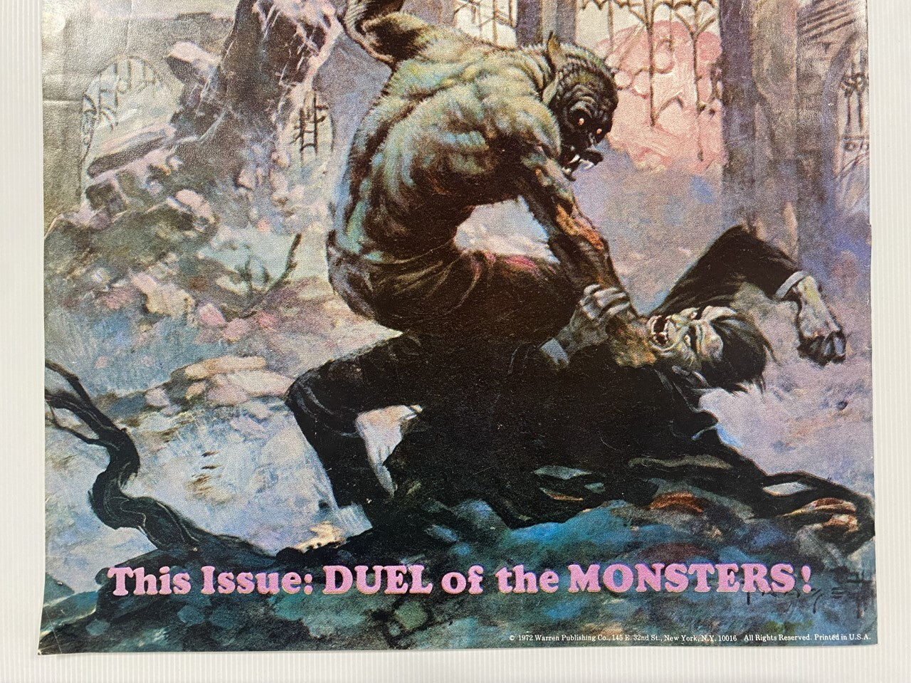 Creepy Magazine #7 poster Frank Franzetta Warren Publishing 1972 USA Original4