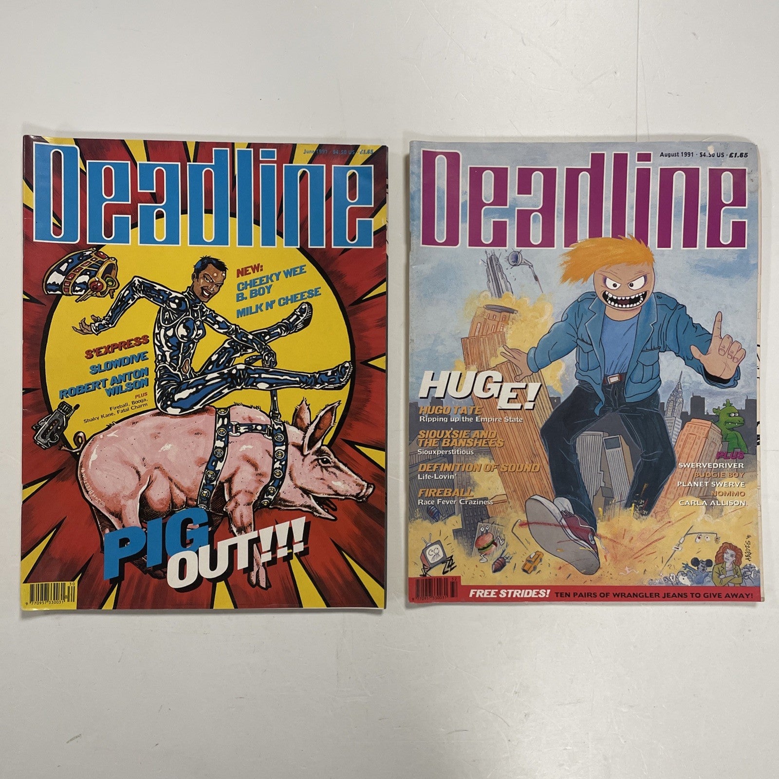 22 issues Deadline #5-9 #14-22 #24 & More 1989 Reader Copies **14