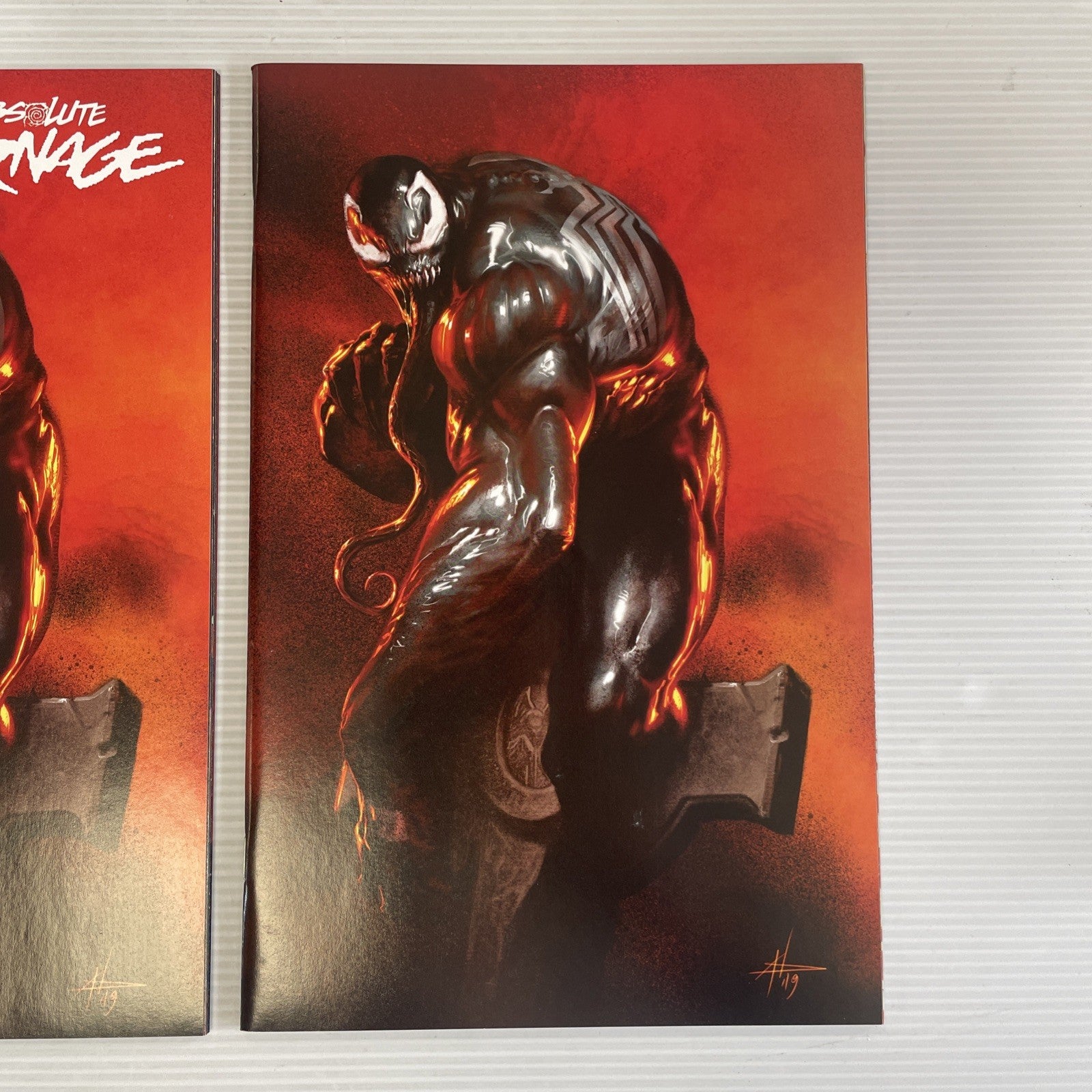 Absolute Carnage #1 2019 NM Gabriele Dell’Otto Venom Trade & Virgin Variant4