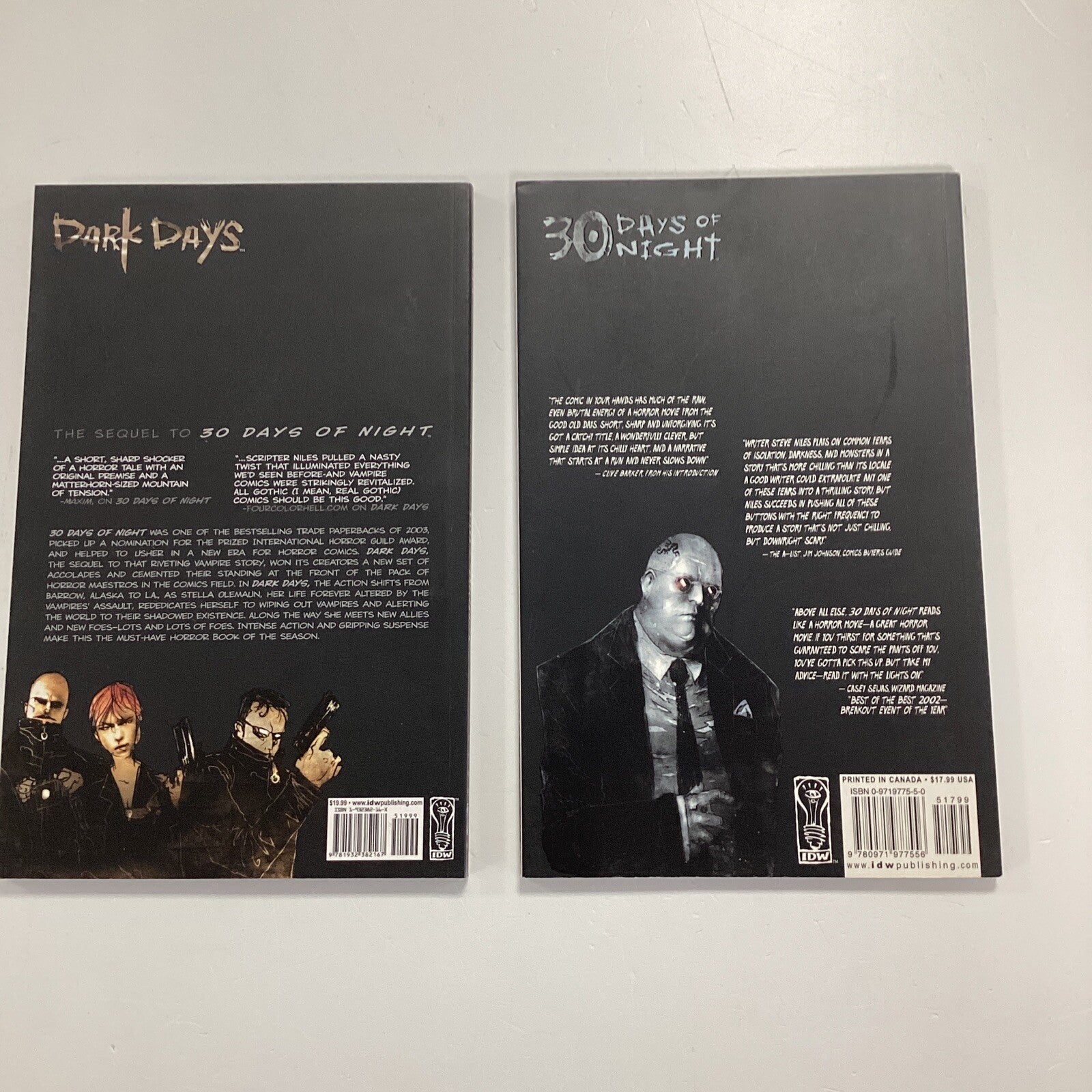 30 Days Of Night & Dark Days 2003-04 TPB trade paperbacks x25