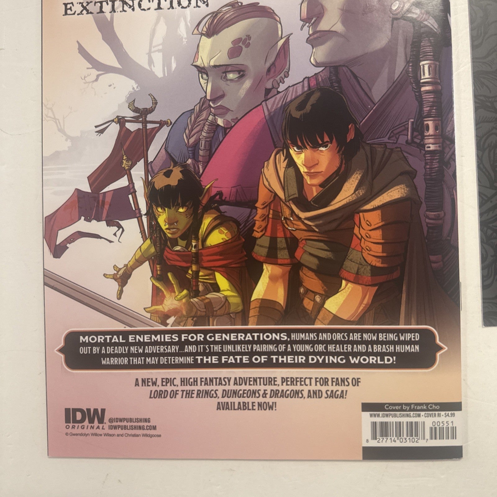 Teenage Mutant Ninja Turtles The Last Ronin Lost Years #5 2023 1:50 Frank Cho B&6