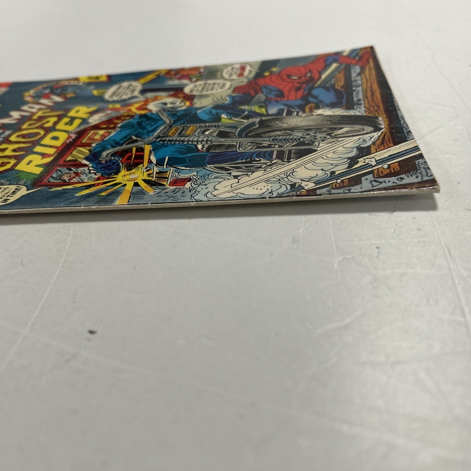 Marvel Team-Up #15 1973 VG+ Spider-Man Ghost Rider First Orb4