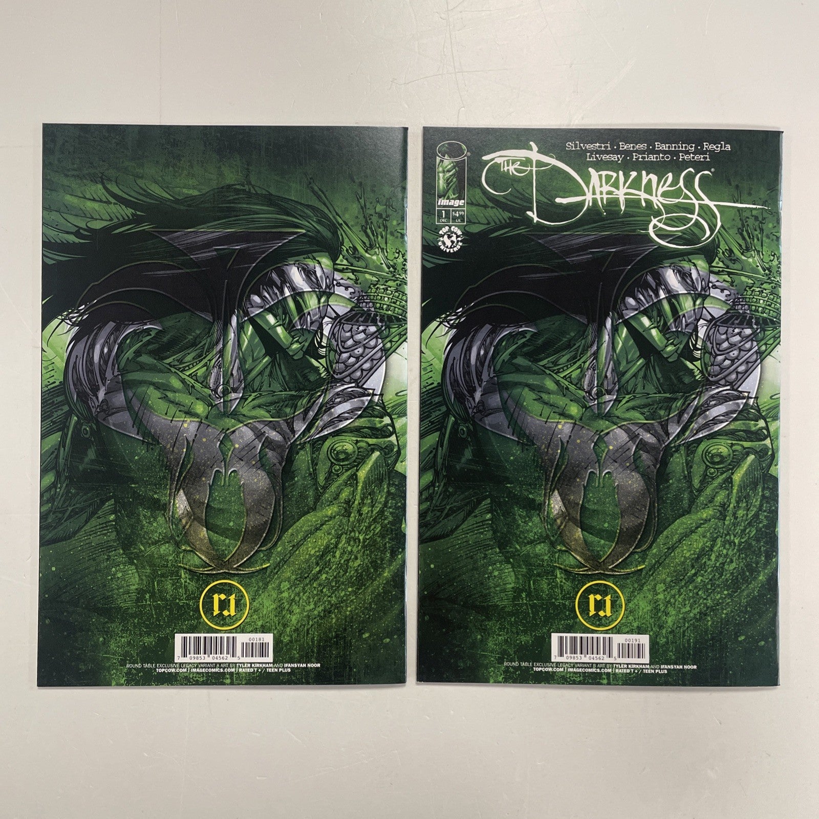The Darkness Issue #1 2025 Tyler Kirkham Virgin Variant Round Table Blind Bag9