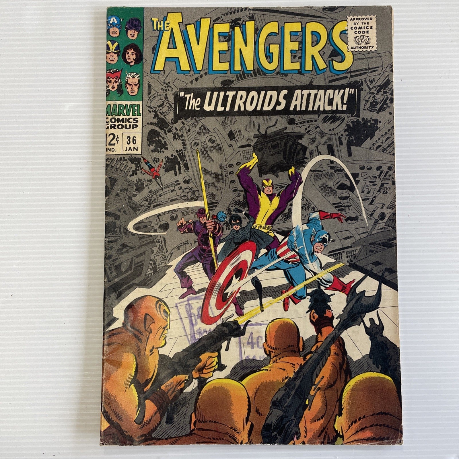 Avengers #36 1967 VG **Stamps on cover0