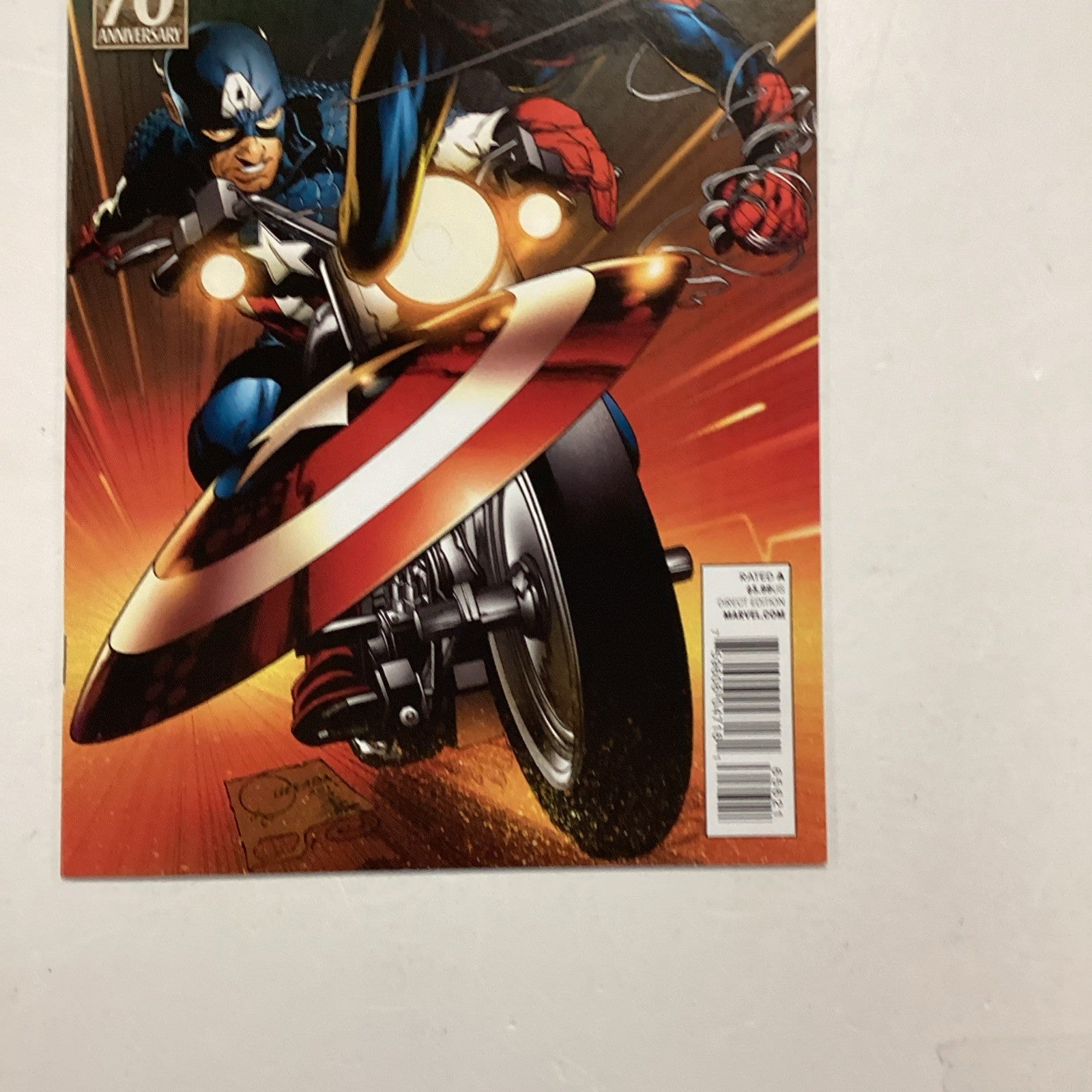 Amazing Spider-man #656 2011 NM Joe Quesada Captain America 70th Variant2