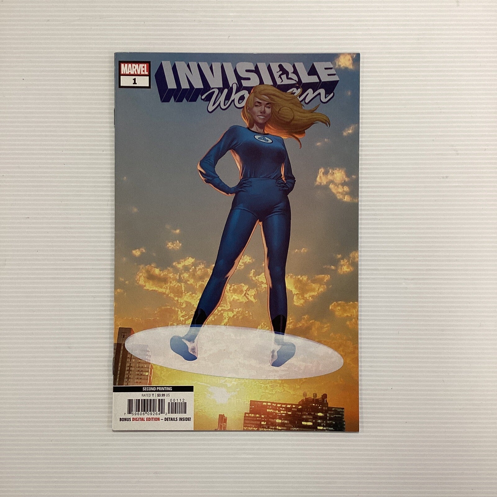 Invisible Woman #1 2019 VF/NM Second Print Mattie De Lulus Variant0