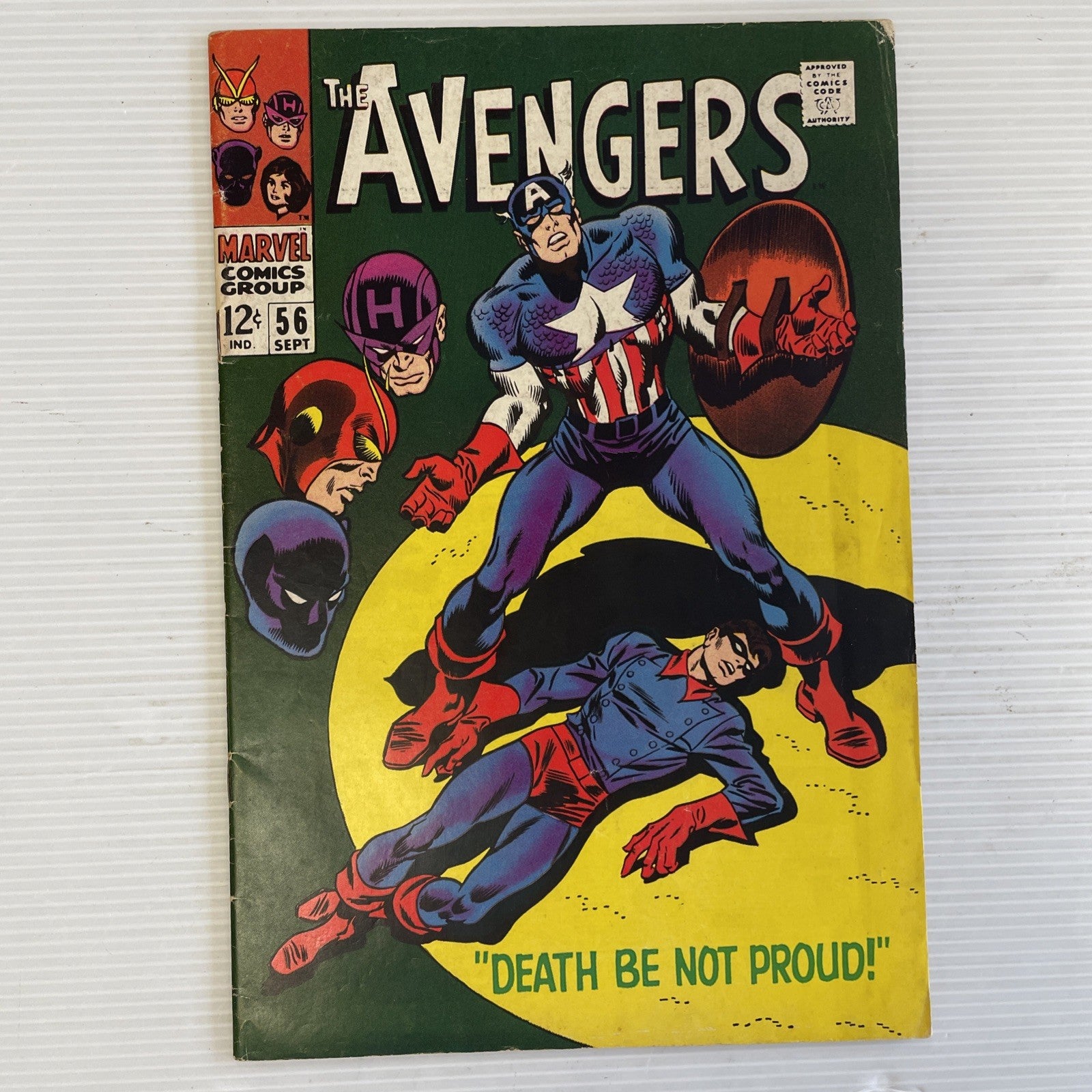 Avengers #56 1968 VG Origin of Captain America Retold0