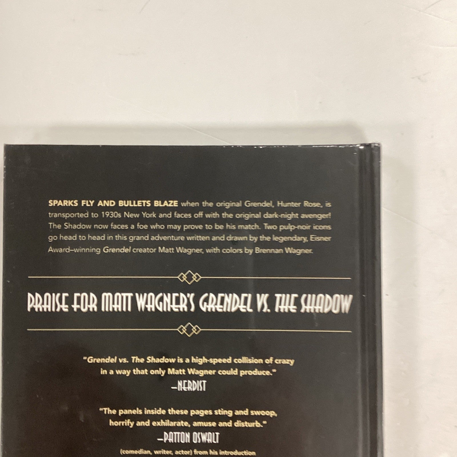 Grendel Vs. The Shadow 2015 Hardcover HC 1st Print Matt Wagner NEW/SEALED6