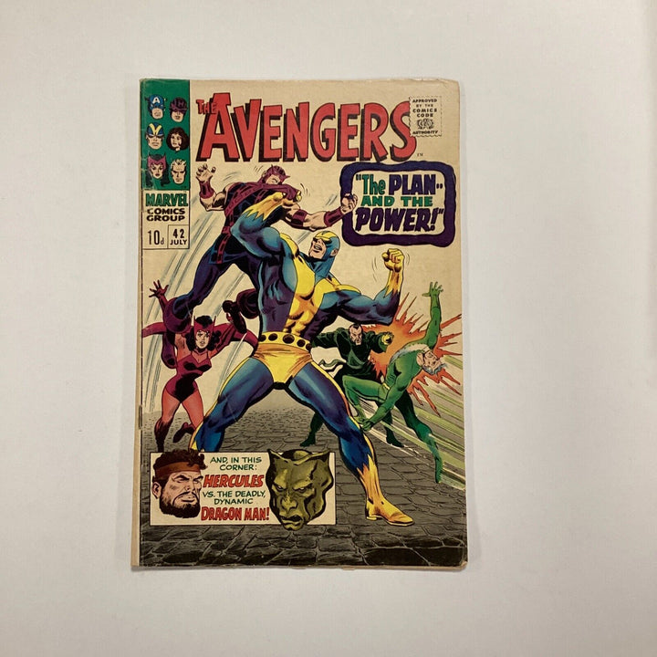 Avengers #42 1967 VG Pence Copy