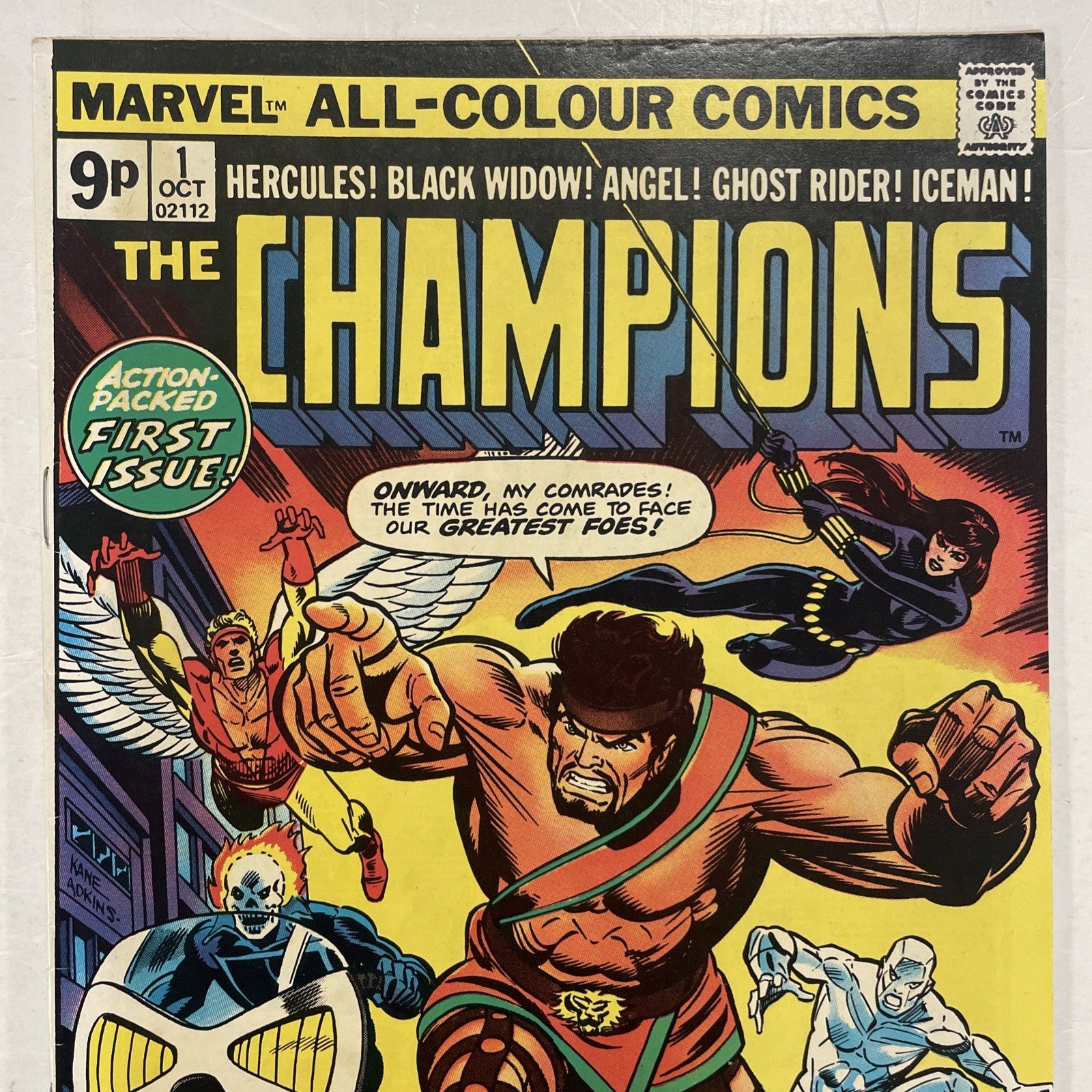 Champions #1 1975 FN/VF Pence Copy1