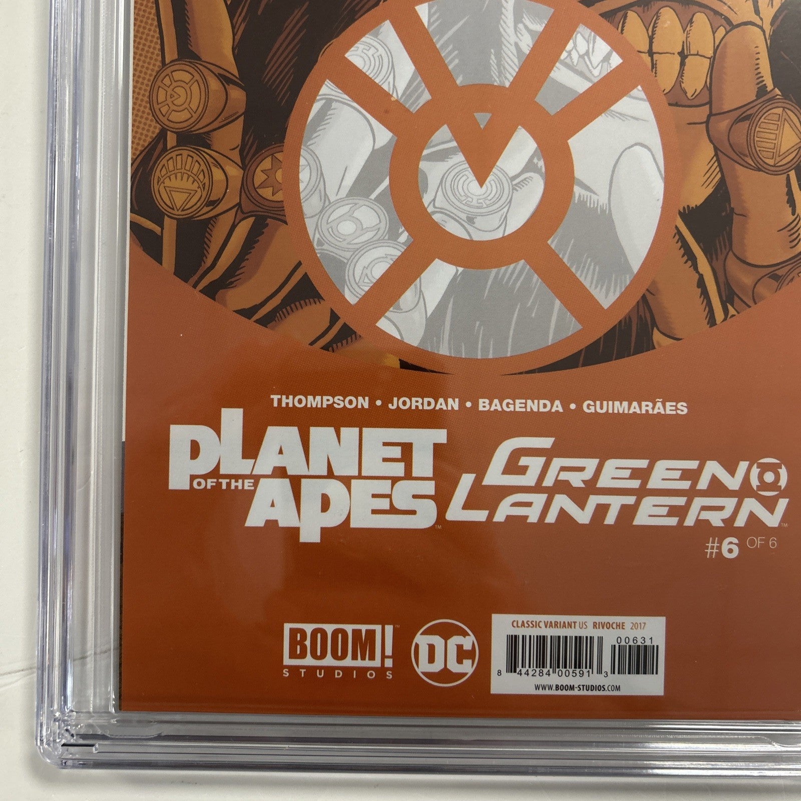 Planet of the Apes/Green Lantern #6 2017 CGC 9.8  Rivoche 1:20 Variant15