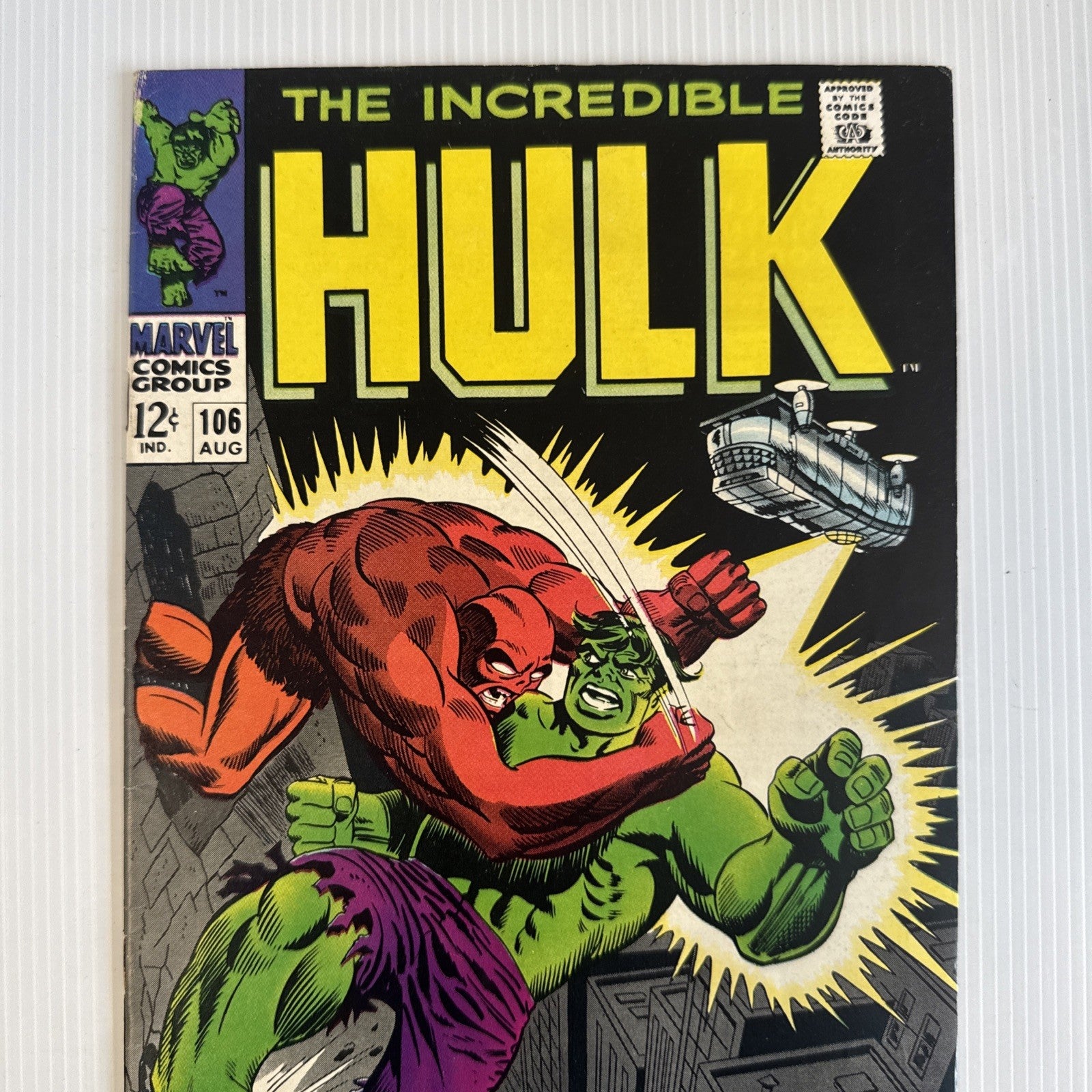 The Incredible Hulk #106 1968 FN1
