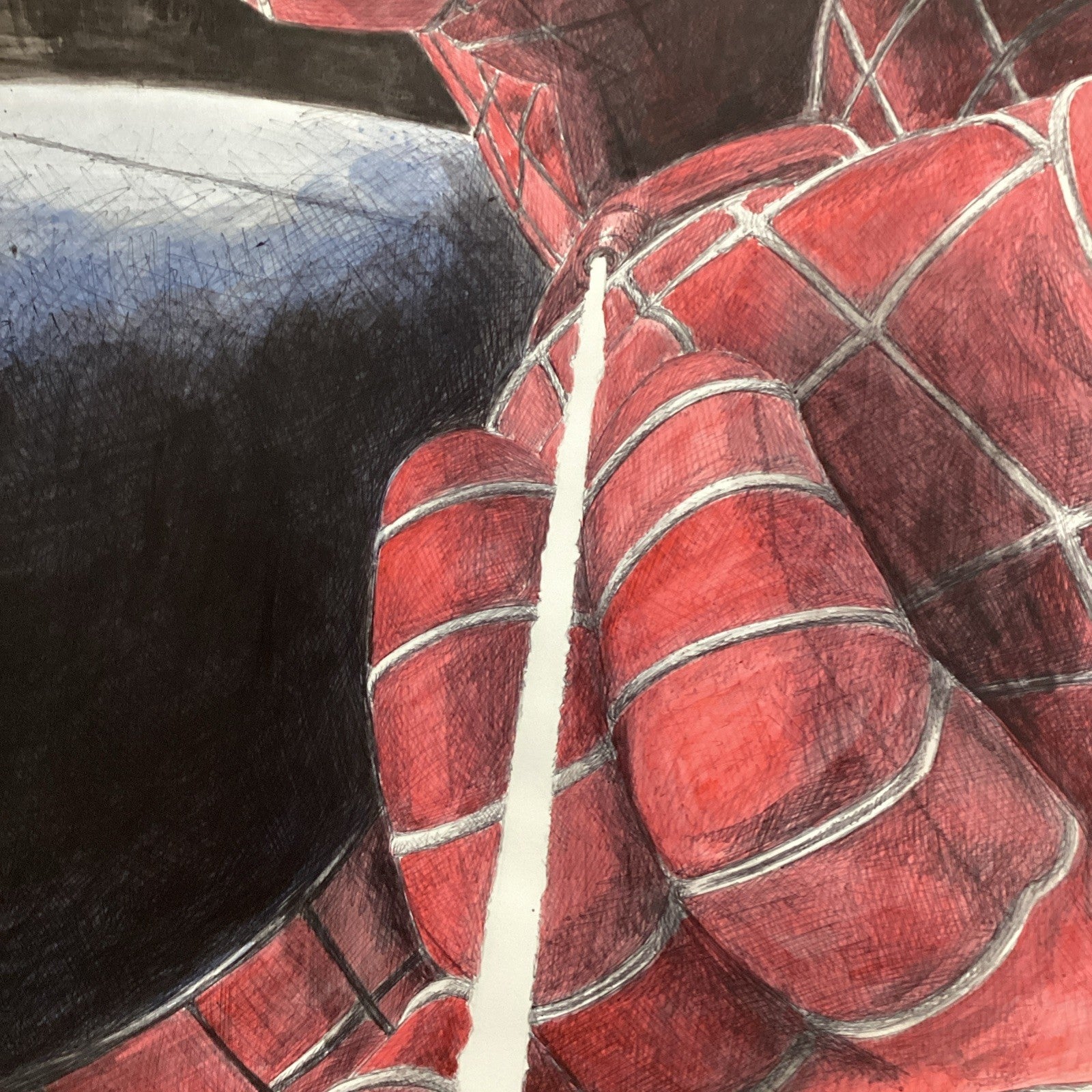 Spider-Man Original Art by Becky Knapp With COA (80x59cm)5