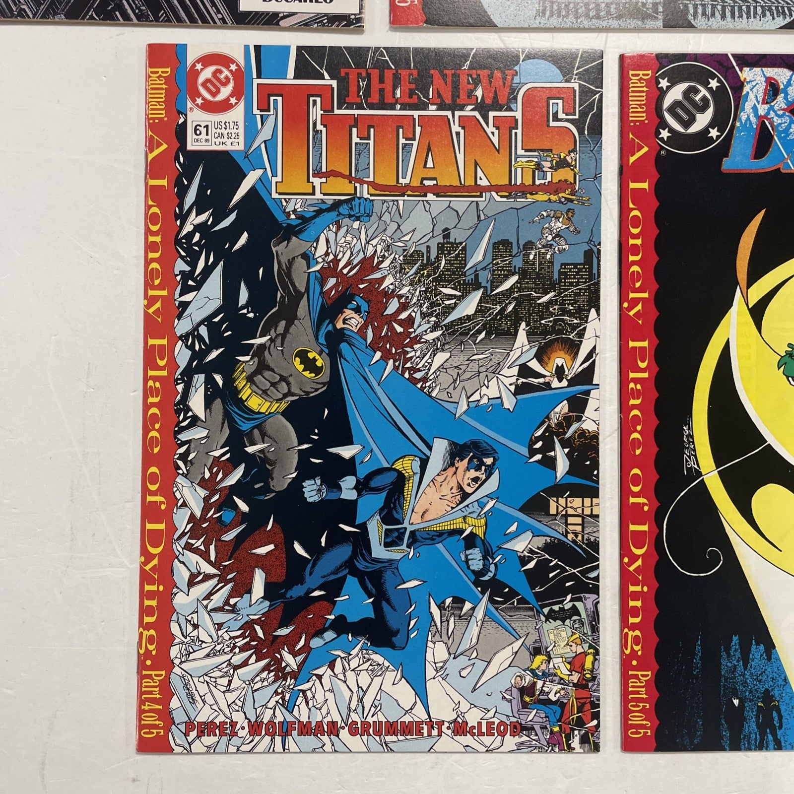 Batman New Teen Titan A Lonely Place Of Dying #1-5 1989 Complete Set4