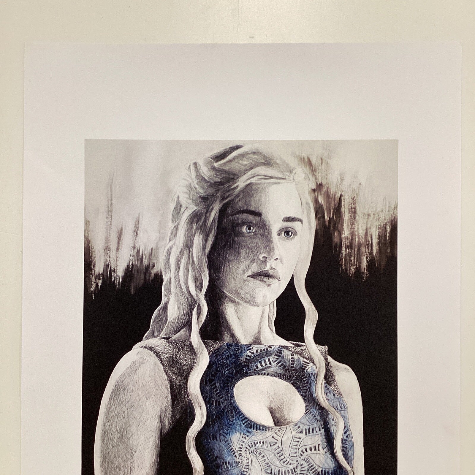 Daenerys Targaryen Signed Art Print by Becky Knapp1
