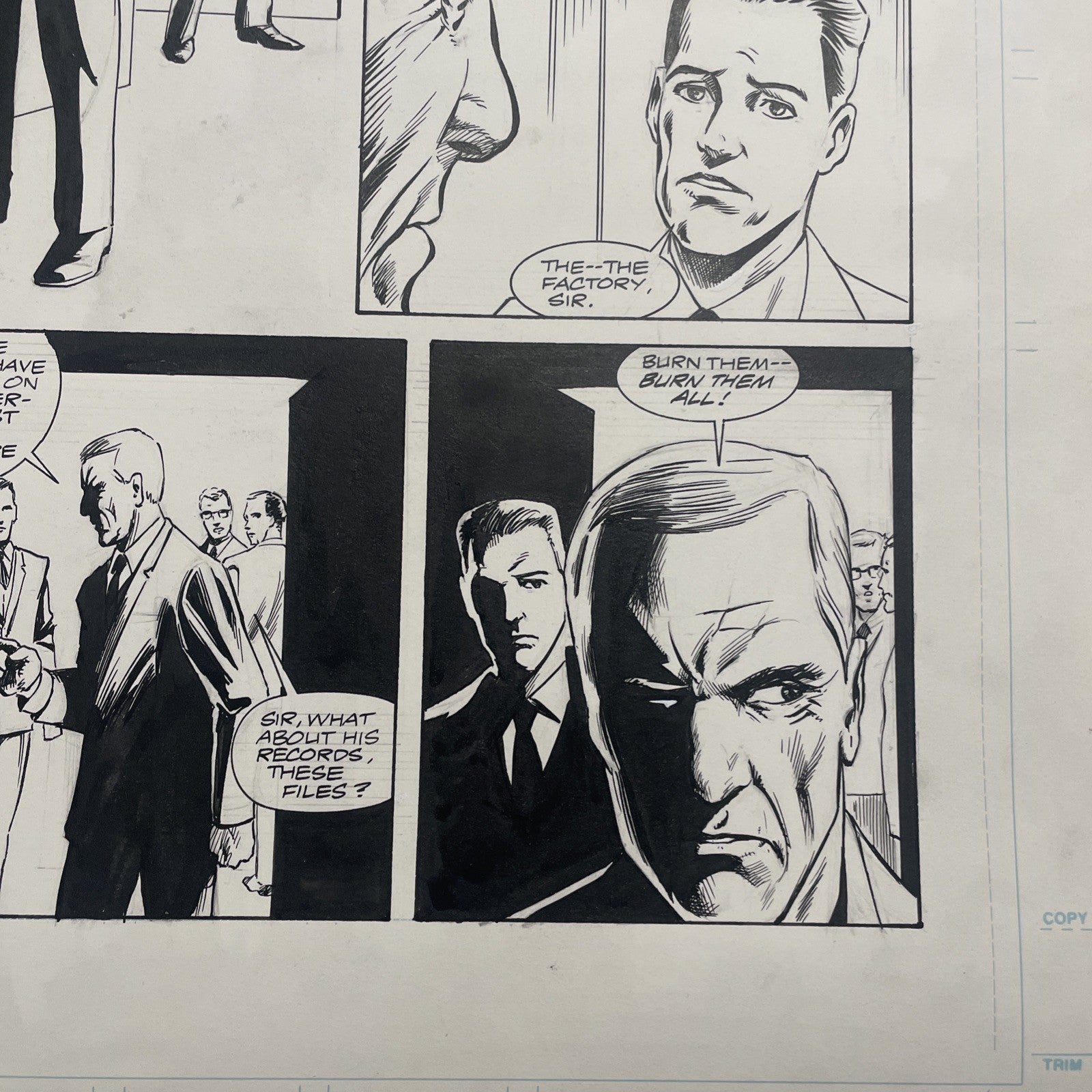 Lee Sullivan Original Art for Marvel's Robocop #15 Page 11 19918