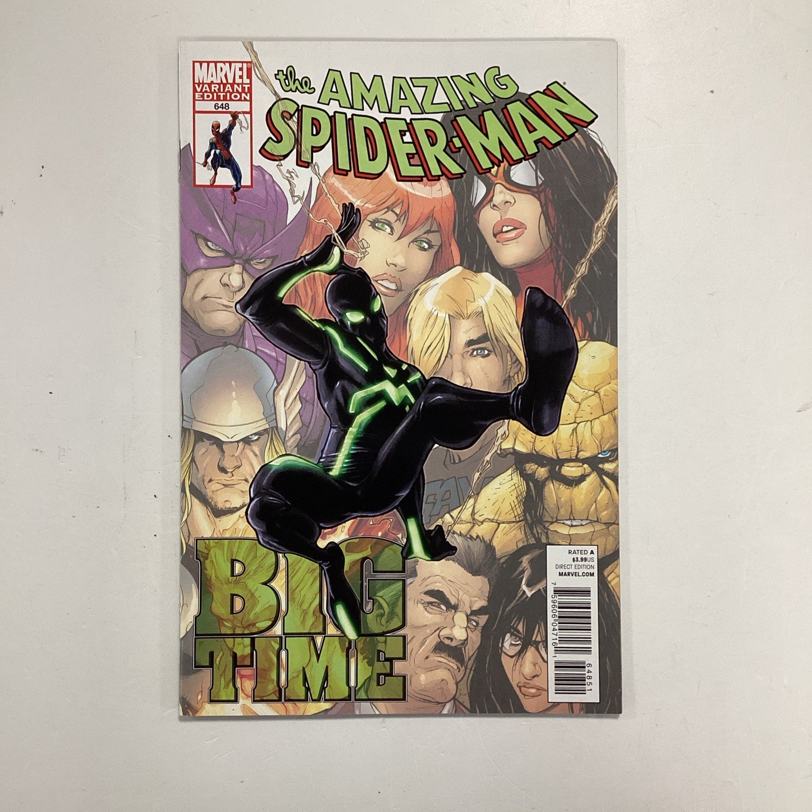 Amazing Spider-man #648 2011 VF/NM 1st Stealth Suit Stefano Caselli Variant0