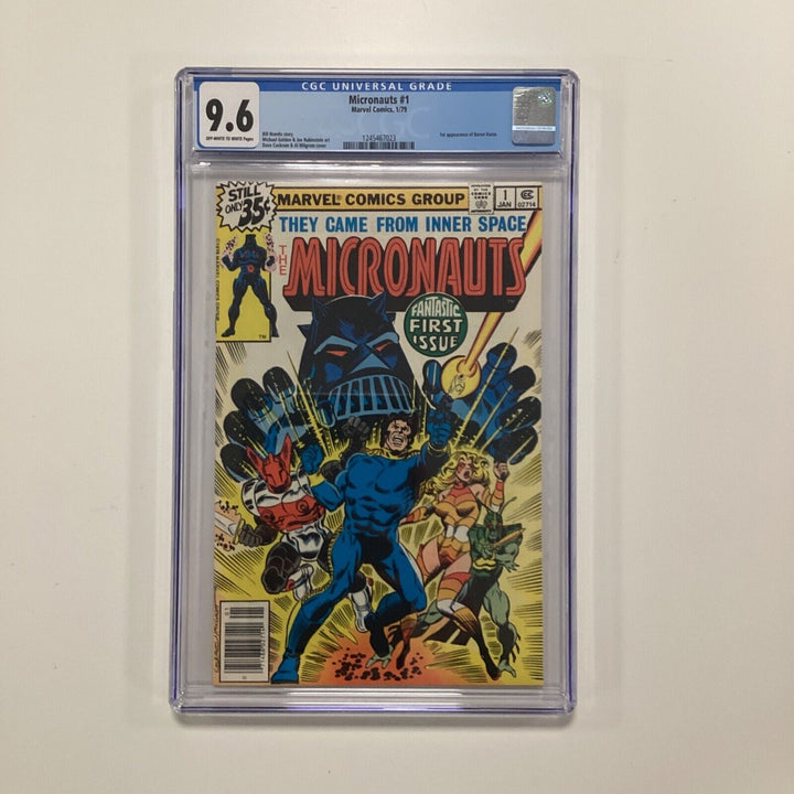 Micronauts #1 1979 CGC 9.6 OW/W Pages