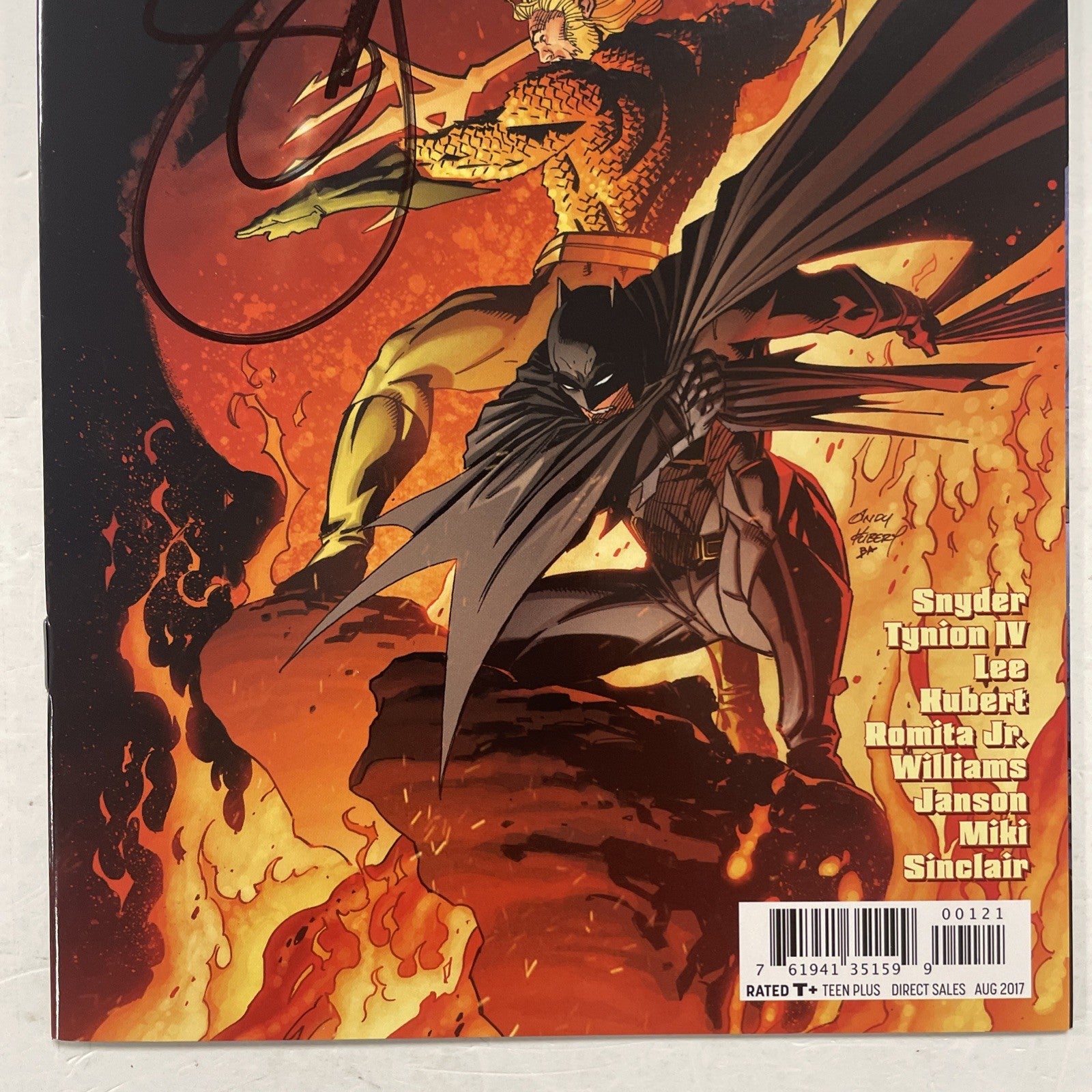 Dark Days The Forge #1 2017 NM Signed Scott Snyder **signed at Thoughtbubble2