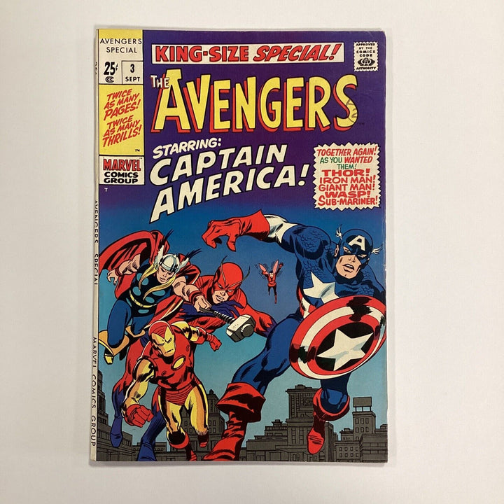 Avengers Special #5 1972 FN/VF Reprints 1st/origin Kang Cent Copy