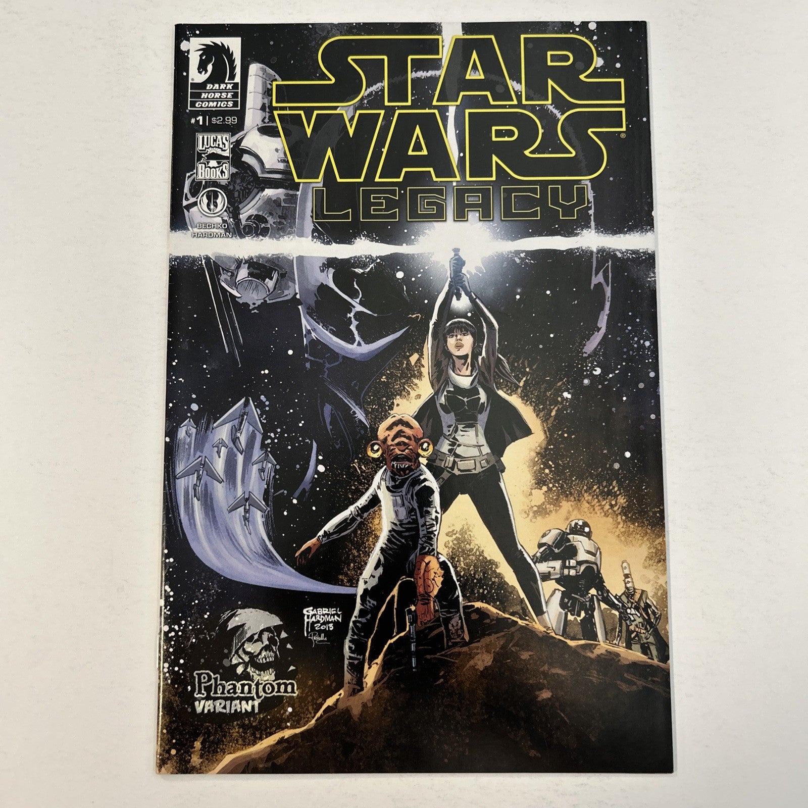 Star Wars Legacy #1 2013 VF/NM Phantom Variant 1st Ania Solo & Darth Wredd0