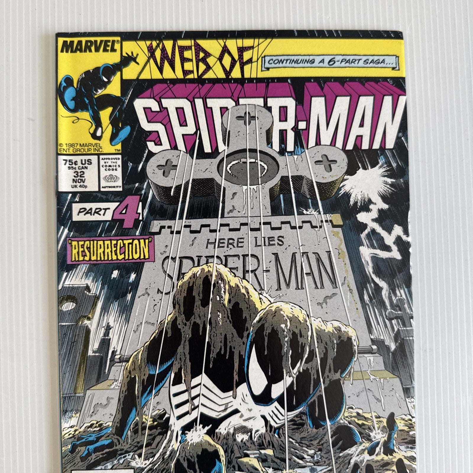 Web of Spider-Man #32 1987 FN+ Kravens Last Hunt Part 41