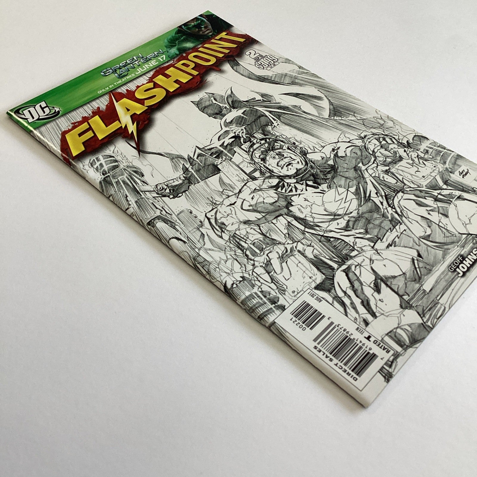 Flashpoint #1-5 2011 VF/NM Complete Set Sketch Variant Covers5